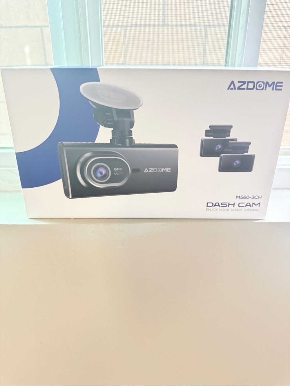 M560-3CH Black Dash Camera - 3-Channel On-Dash Recorder